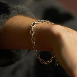 Silver Reaction Bracelet 17 Silver Reaction Bracelet -Serge DeNimes Jewelry Shop Silver Reaction Bracelet Model