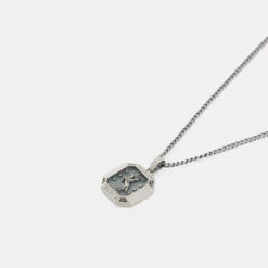 Silver Rodeo Necklace 14 Silver Rodeo Necklace -Serge DeNimes Jewelry Shop Silver Rodeo Necklace Product Shot 2 Grey