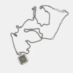 Silver Rodeo Necklace 15 Silver Rodeo Necklace -Serge DeNimes Jewelry Shop Silver Rodeo Necklace Product Shot 3 Grey