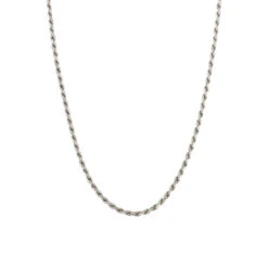 Silver Rope Necklace