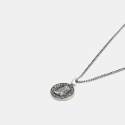 Silver Roper Necklace -Serge DeNimes Jewelry Shop Silver Roper Necklace Grey 2