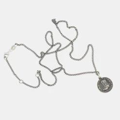 Silver Roper Necklace -Serge DeNimes Jewelry Shop Silver Roper Necklace Grey 3