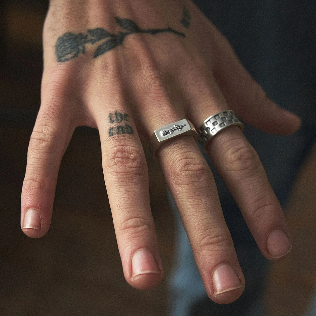 Silver Rose Ring 8 Silver Rose Ring - Image 6