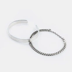 Silver 5mm Curb Bracelet 17 Silver 5mm Curb Bracelet -Serge DeNimes Jewelry Shop Silver Scale Bracelet Model d365153e 7133 4898 ae39 f4fb9a5d772d
