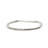 Silver 5mm Curb Bracelet -Serge DeNimes Jewelry Shop Silver Scale Bracelet Product Shot