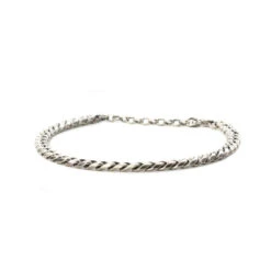 Silver 5mm Curb Bracelet
