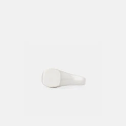 Silver Signet Ring -Serge DeNimes Jewelry Shop Silver Signet Ring Product Shot 2 Grey NEW