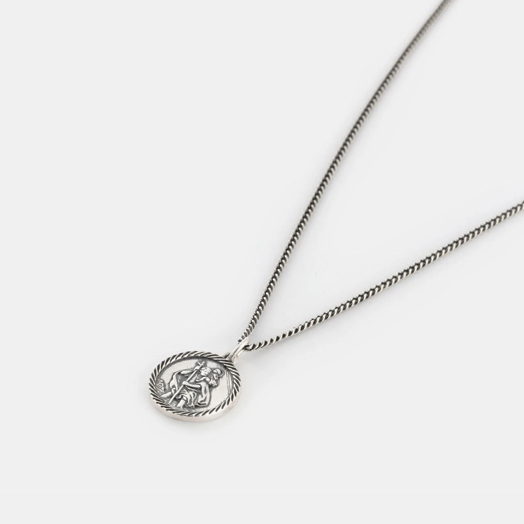 Silver St Christopher Necklace 6 Silver St Christopher Necklace - Image 4