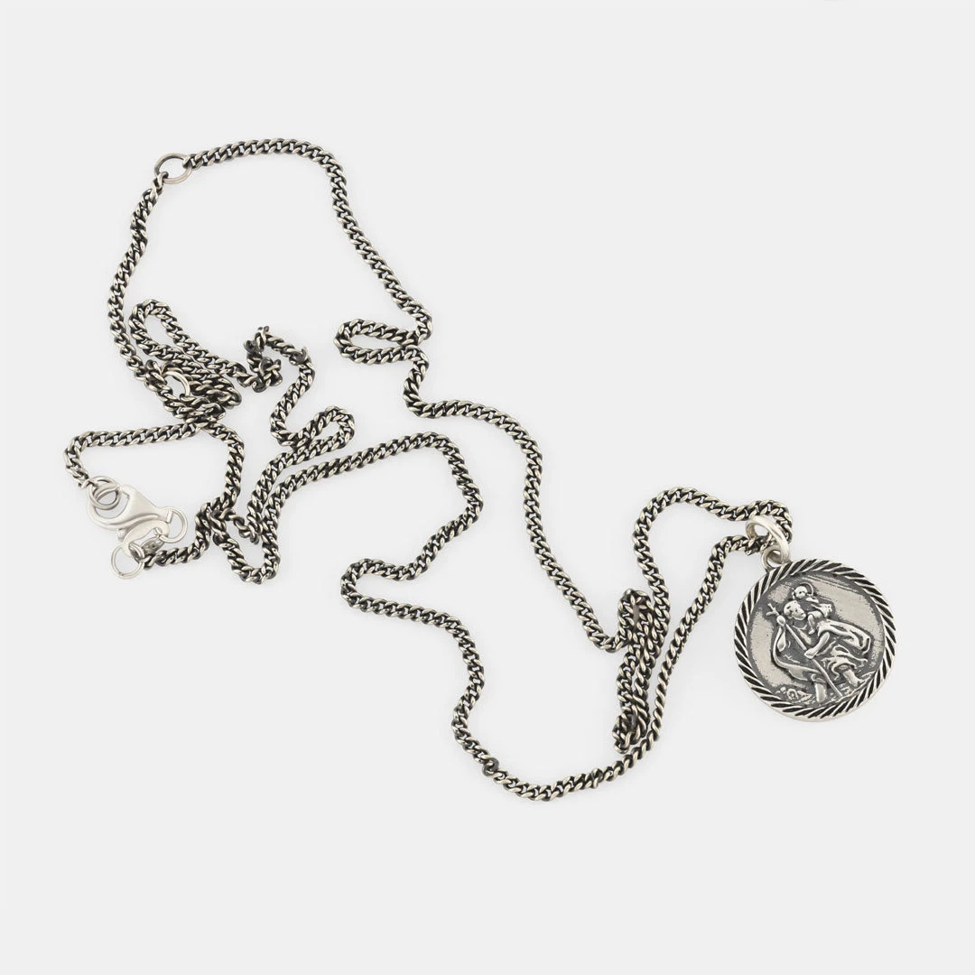 Silver St Christopher Necklace 8 Silver St Christopher Necklace - Image 6