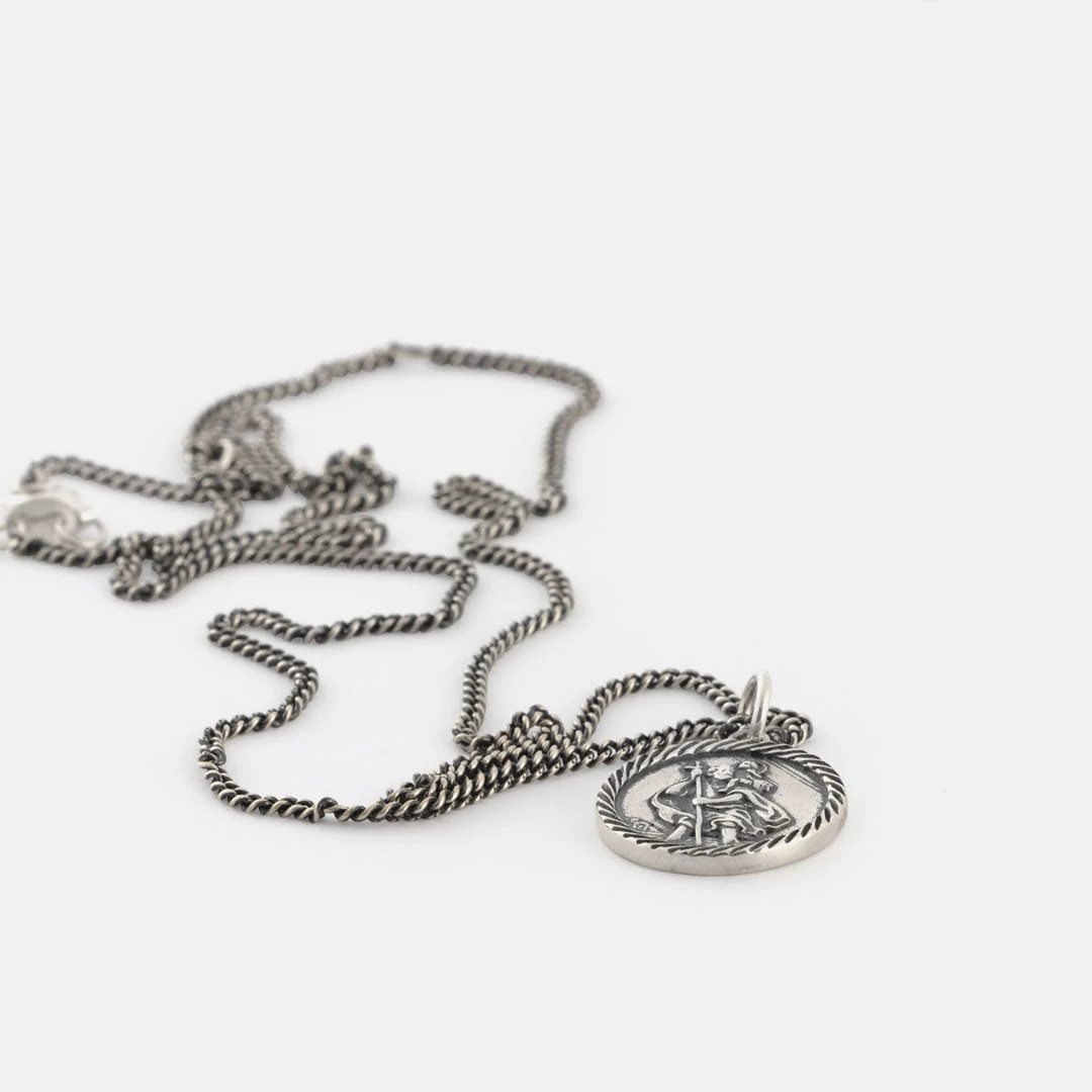 Silver St Christopher Necklace 7 Silver St Christopher Necklace - Image 5