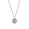 Silver St Christopher Necklace -Serge DeNimes Jewelry Shop Silver St Christopher Necklace Product Shot White