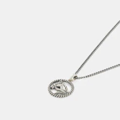 Silver Stallion Necklace -Serge DeNimes Jewelry Shop Silver Stallion Necklace Grey 2