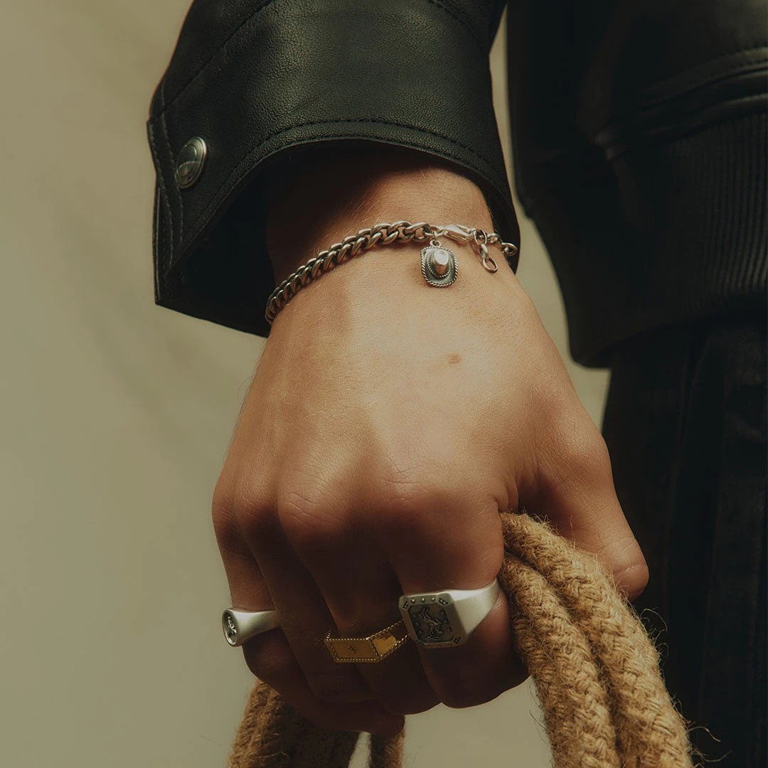 Silver Stetson Bracelet 9 Silver Stetson Bracelet - Image 7