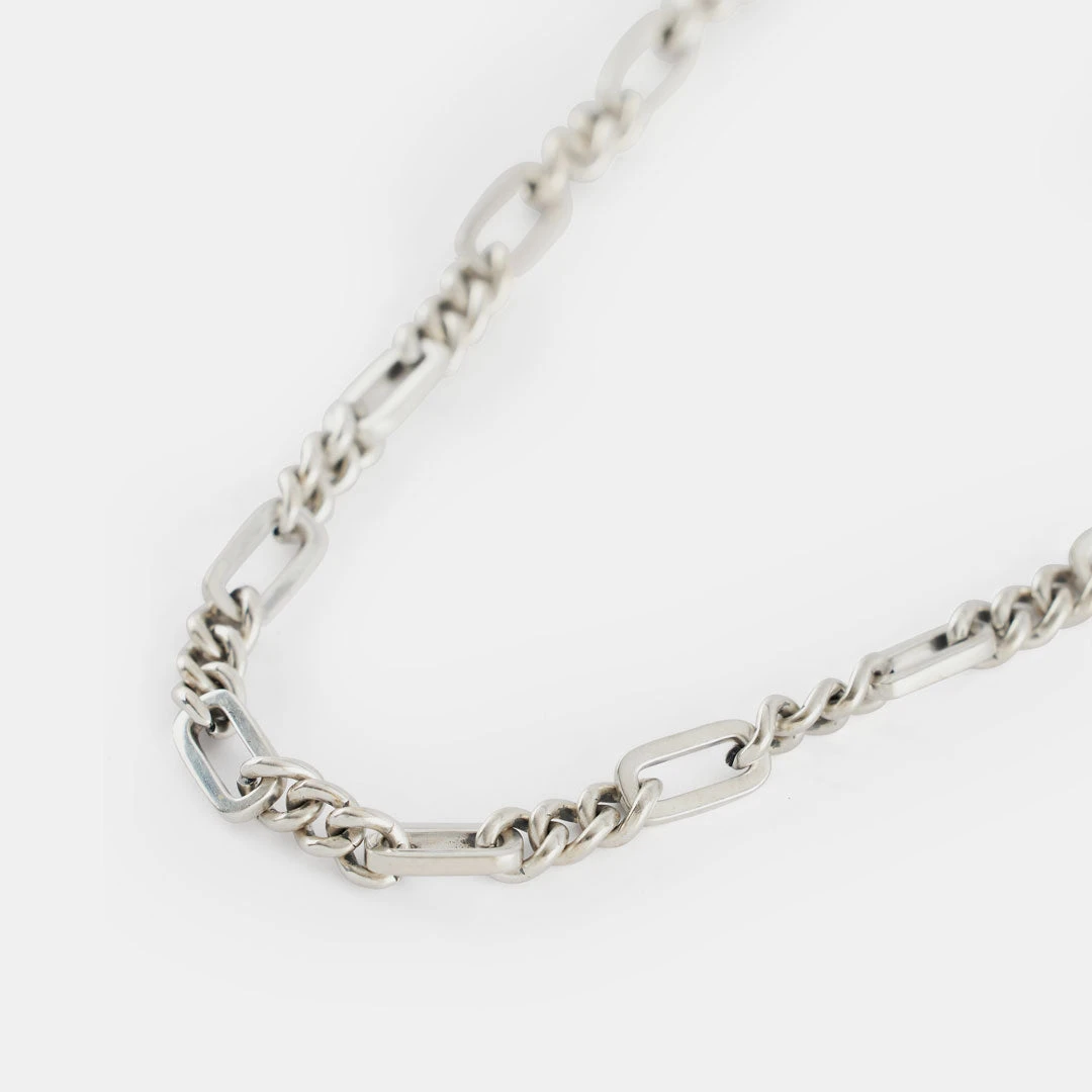 Silver Track Chain Necklace 8 Silver Track Chain Necklace - Image 6