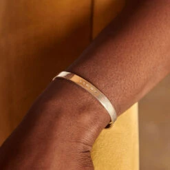 Silver Traditional Hallmark Cuff 22 Silver Traditional Hallmark Cuff -Serge DeNimes Jewelry Shop Silver Traditional Hallmark Bangle