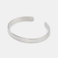 Silver Traditional Hallmark Cuff 17 Silver Traditional Hallmark Cuff -Serge DeNimes Jewelry Shop Silver Traditional Hallmark Bangle Product Shot 2 Grey