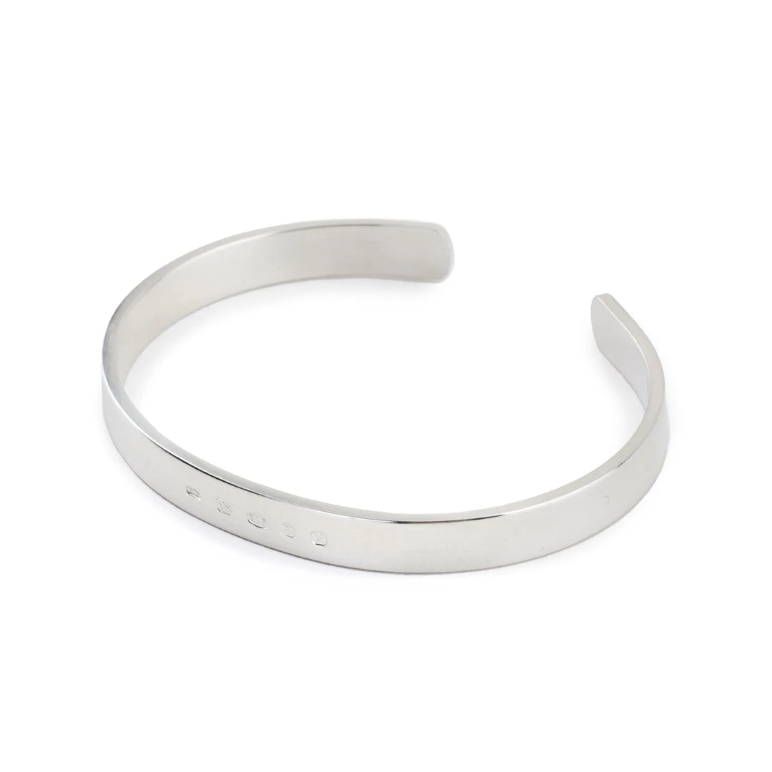 Silver Traditional Hallmark Cuff 4 Silver Traditional Hallmark Cuff - Image 2
