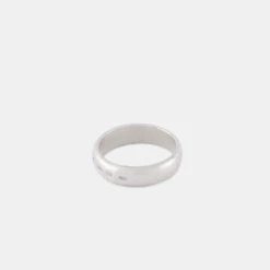 Silver Traditional Hallmark Ring -Serge DeNimes Jewelry Shop Silver Traditional Hallmark Ring Product Shot Tilt 2 Grey
