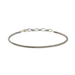 Silver Wheat Chain Bracelet