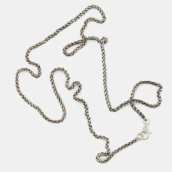 Silver Wheat Chain -Serge DeNimes Jewelry Shop Silver Wheat Chain Grey 3