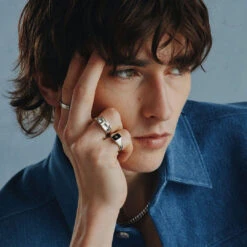 Silver Zeus Ring 18 Silver Zeus Ring -Serge DeNimes Jewelry Shop Silver Zeus Ring