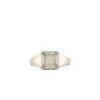 Silver Atrium Ring -Serge DeNimes Jewelry Shop SilverAtriumRingWhite1
