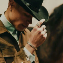 Silver Eagle Ring -Serge DeNimes Jewelry Shop Snake Skin Bangle Eagle Ring