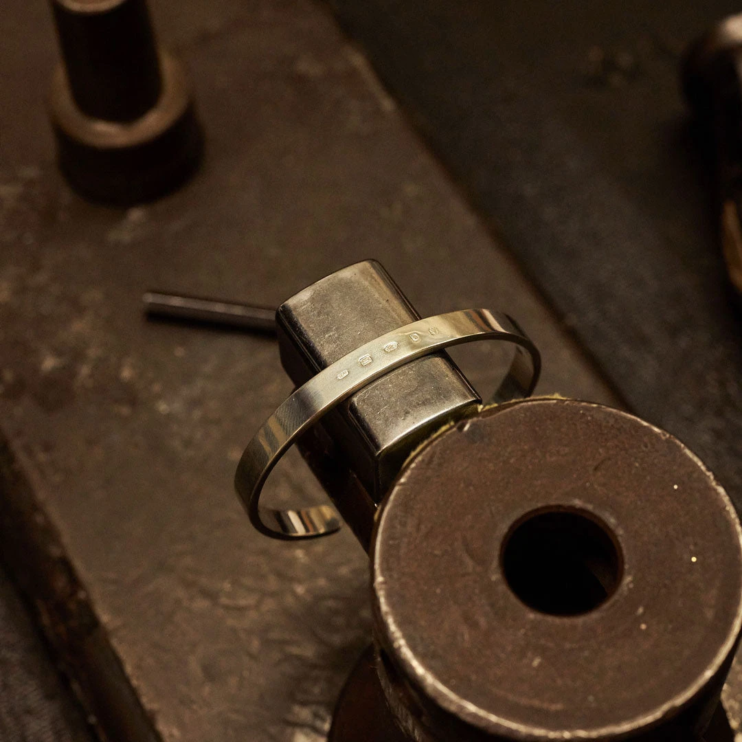 Silver Traditional Hallmark Cuff 12 Silver Traditional Hallmark Cuff - Image 10